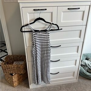 Old Navy Navy and White Striped dress
